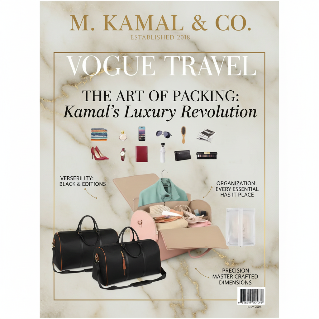 The Global Voyager | Premium Garment Duffel in High-Tech Vegan Leather