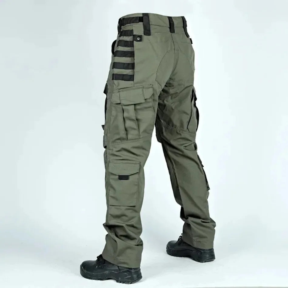 New Men Tactical Pants Quick Dry Multi-Pocket Cargo Pants Casual Trousers Wear-Resistant Workwear Hiking Trainning Pant Loose