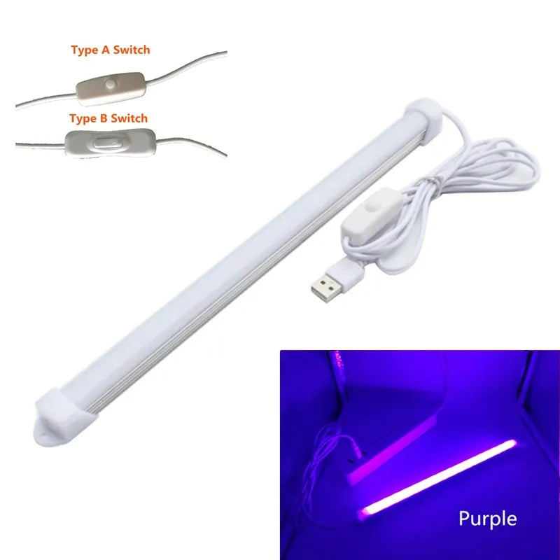 USB LED Light Bar 5V Rigid LED Strip for the Kitchen Dimmable Aluminum Light Bar for Under Cabinet Lighting Warm Cool White