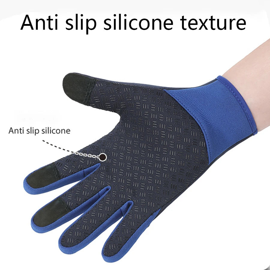 Outdoor Cycling Gloves, Bicycles for Warmth and Anti Slip in Autumn and Winter