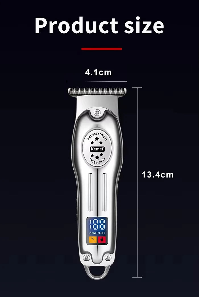 Kemei KM-2628 KM-678 KM-2024 Professional Electric Hair Clippers Beard Clipper Rechargeable Men's Shaver Hair Trimmer Kit