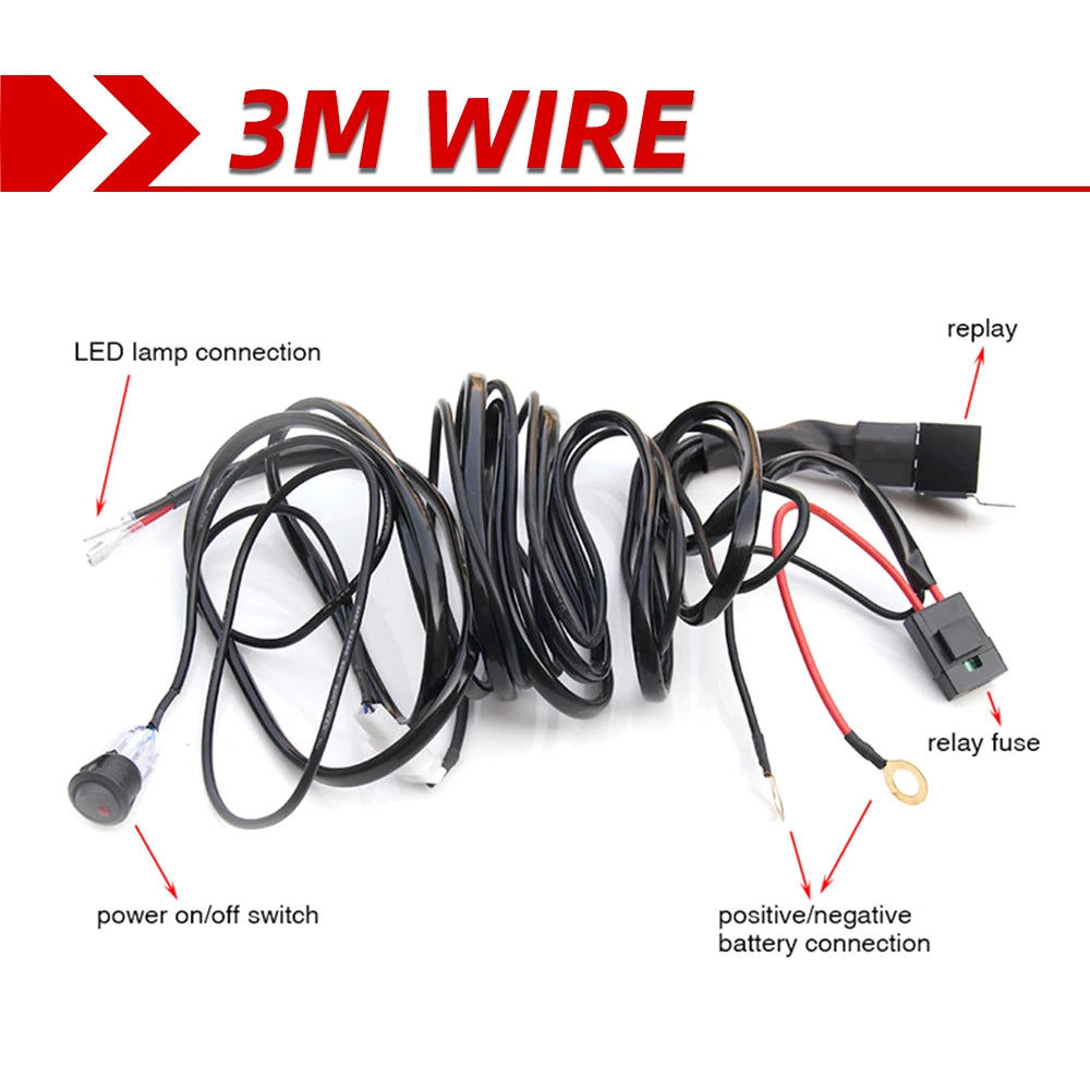 CO LIGHT 12"20"26"32"40" LED Light Bar 3-Rows 90000LM Flood Spot Offroad LED Driving Light for Pickup Truck SUV ATV UTV Boat 4x4