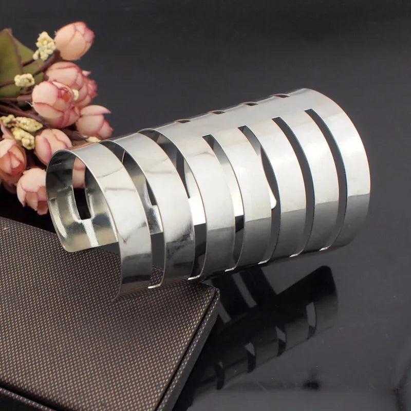 KDLUN African Bib Torques Chokers Necklaces For Women Statement Metal Geometric Collar Necklace Indian Jewelry Boho Design