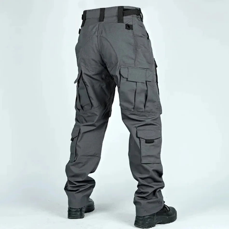 New Men Tactical Pants Quick Dry Multi-Pocket Cargo Pants Casual Trousers Wear-Resistant Workwear Hiking Trainning Pant Loose