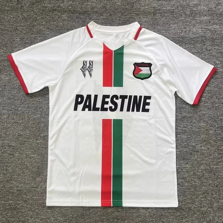 Fashion Palestine Flag Football Jersey Summer Trend Crew Neck 3D National Emblem Printed Sports T Shirt Casual Uniex Loose Tees