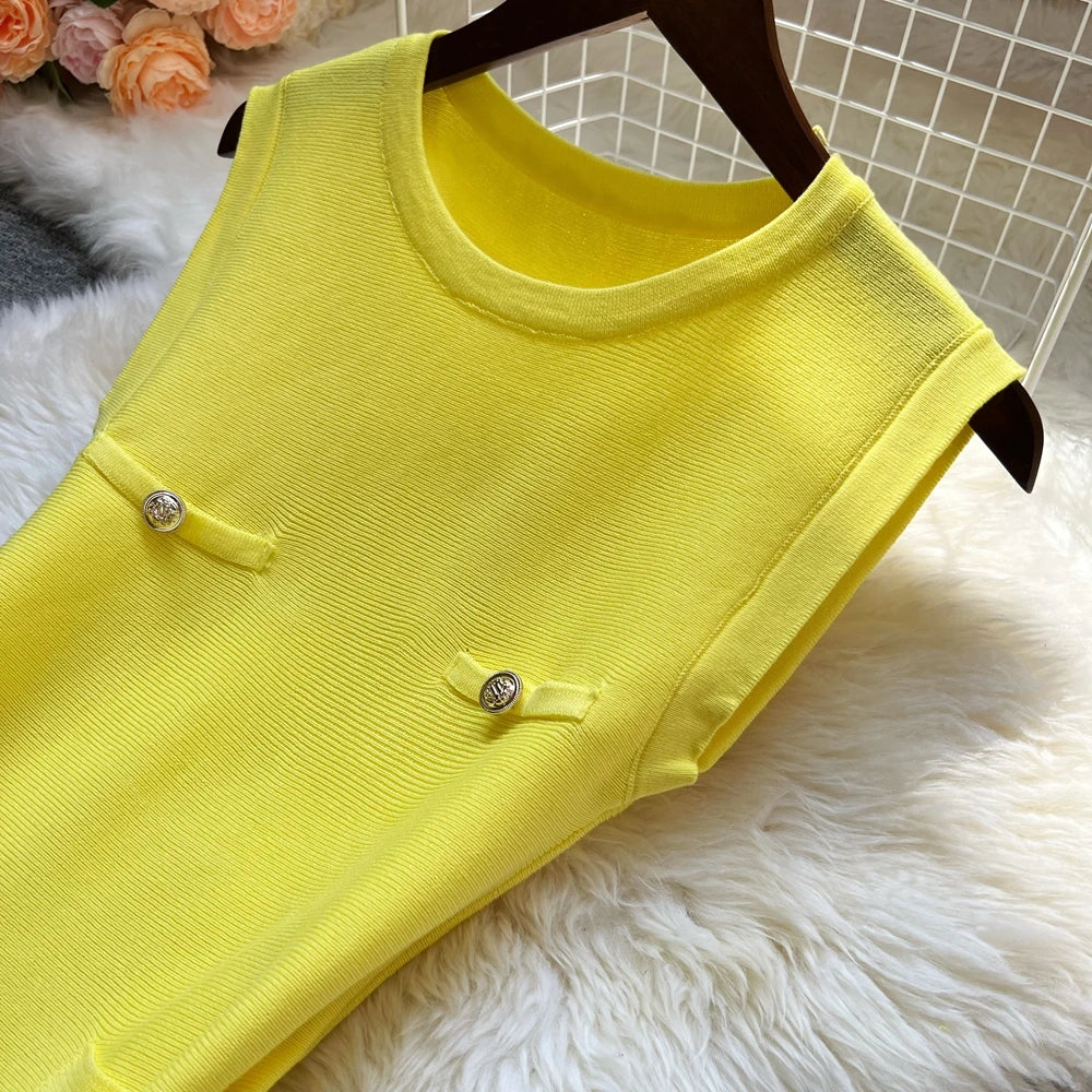 YuooMuoo Chic Fashion 2026 Summer Pleated Short Dress Women O-neck Slim Waist A-line Party Dress Streetwear Lady Outfits Vestido