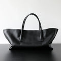 Luxury Niche First-layer Cowhide Tote Bag Woman Large Capacity Shoulder Underarm Bag Casual Tote Big Handbag 2026 New