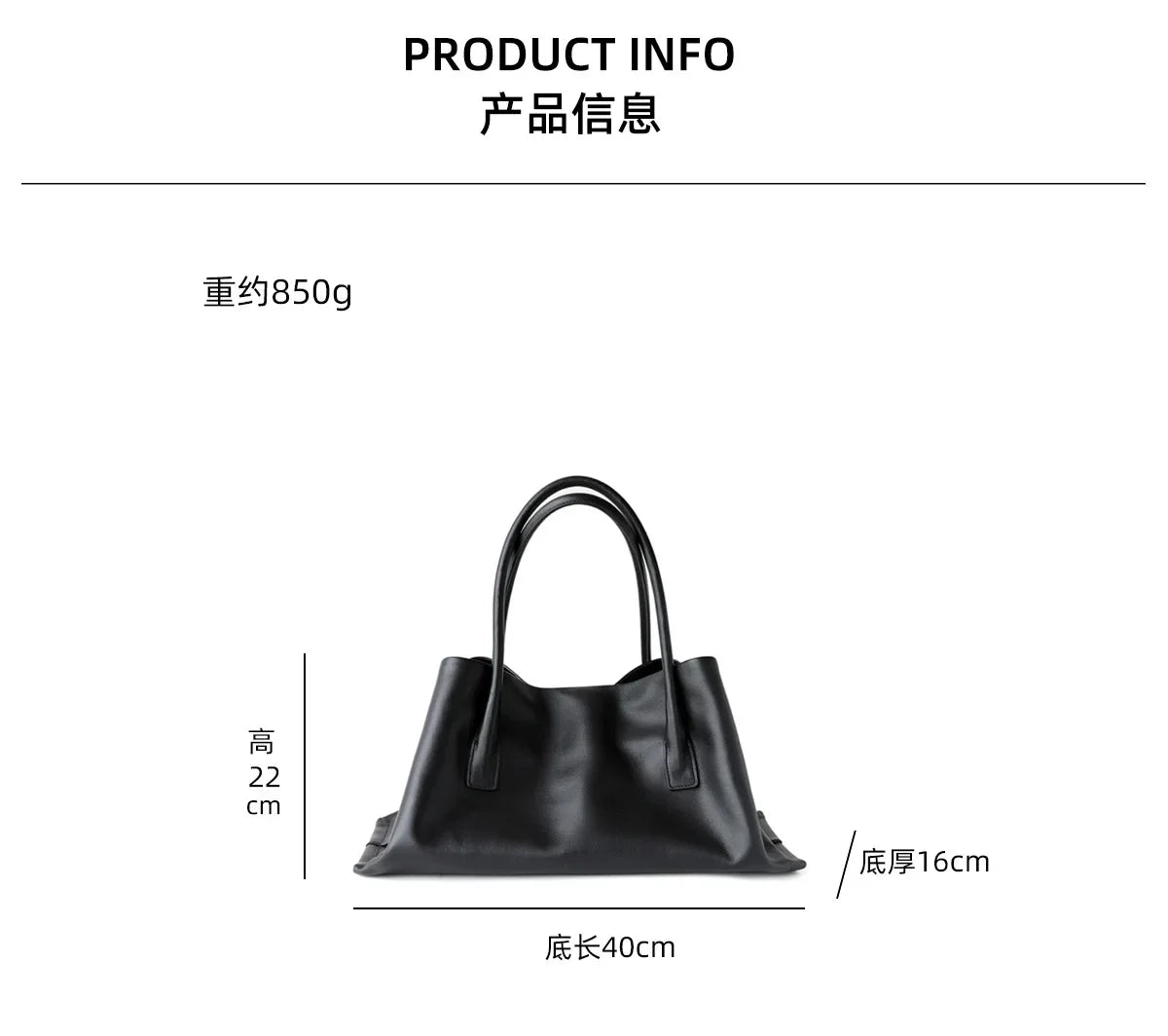 Luxury Niche First-layer Cowhide Tote Bag Woman Large Capacity Shoulder Underarm Bag Casual Tote Big Handbag 2026 New