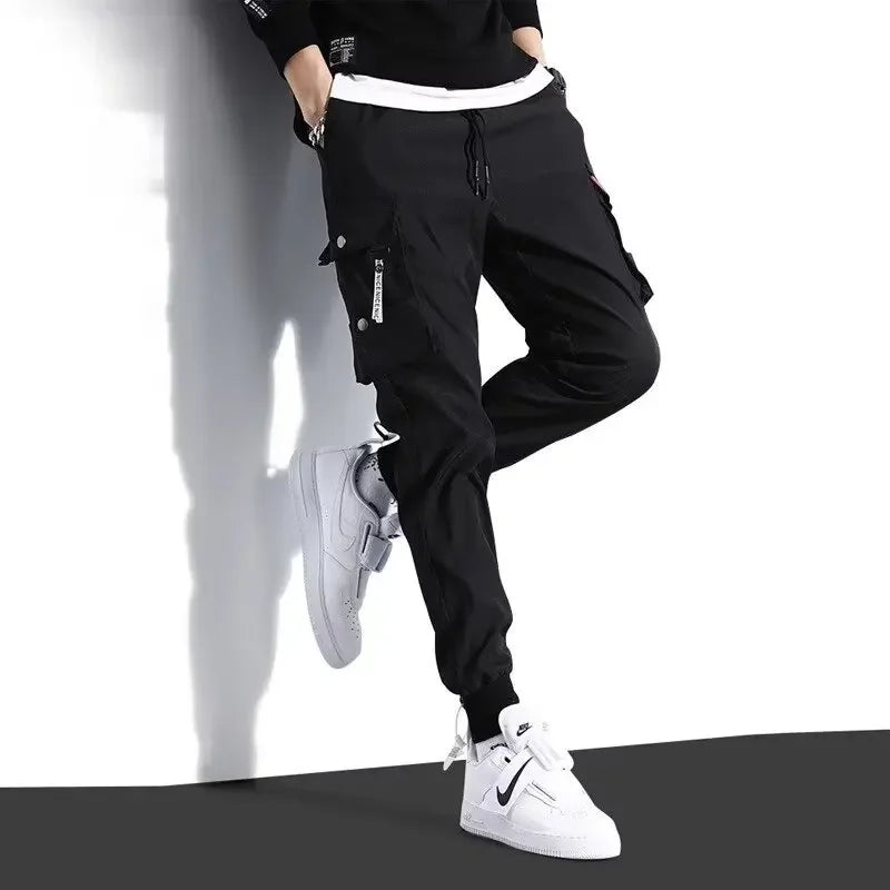 New Men Cargo Tactical Pants Work Combat Multi-pockets Casual Training Trousers Overalls Clothing Joggers Hiking Mens Cargo Pant