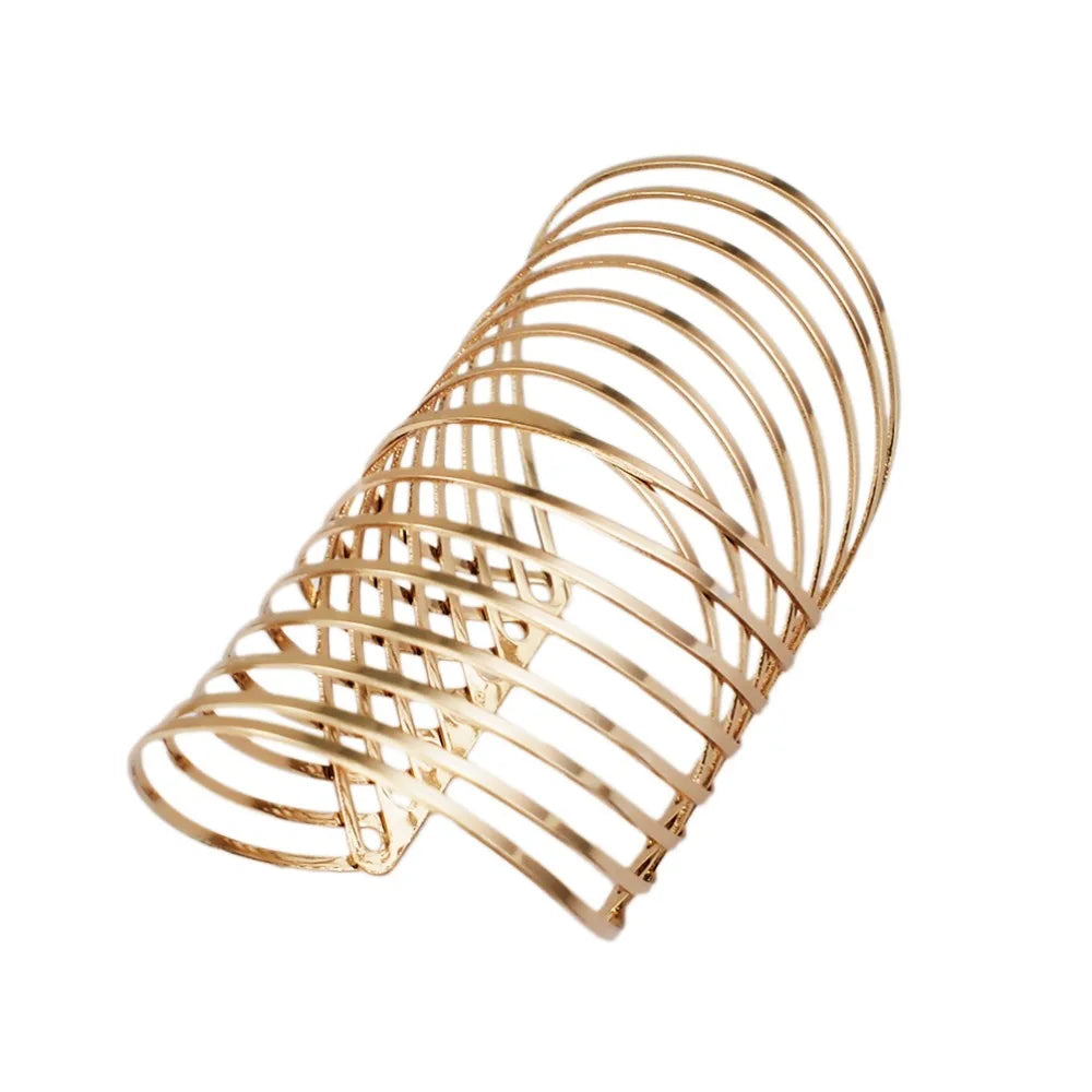 KDLUN African Bib Torques Chokers Necklaces For Women Statement Metal Geometric Collar Necklace Indian Jewelry Boho Design