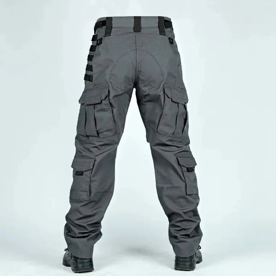 New Men Tactical Pants Quick Dry Multi-Pocket Cargo Pants Casual Trousers Wear-Resistant Workwear Hiking Trainning Pant Loose