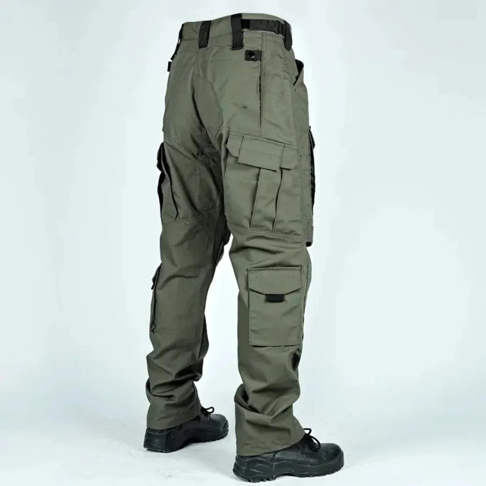 New Men Tactical Pants Quick Dry Multi-Pocket Cargo Pants Casual Trousers Wear-Resistant Workwear Hiking Trainning Pant Loose