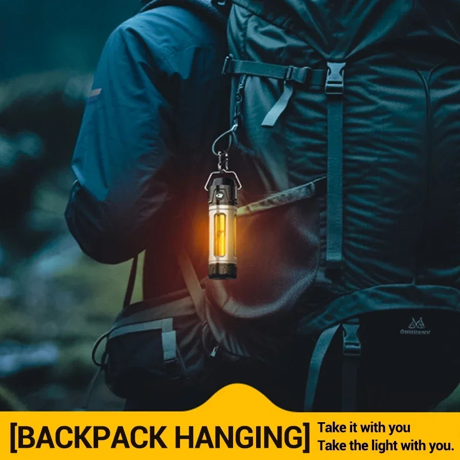 K1 Camping Lantern - 1000LM Bright LED,Adjustable Warm/Cool Light, Portable Hook & Handle for Tent, Outdoor, Emergency, Hiking