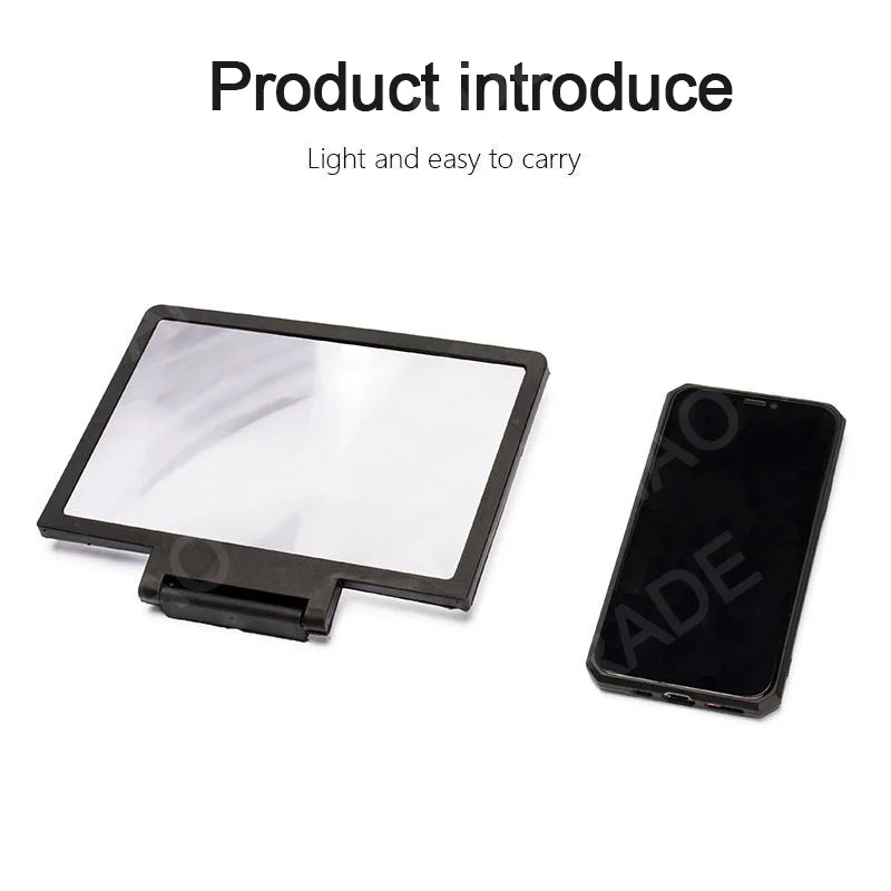 NEW 3D Screen Amplifier Mobile Phone HD Screen Video Glass Stand Magnifier For Phone Enlarged Screen Phone Stand Bracket