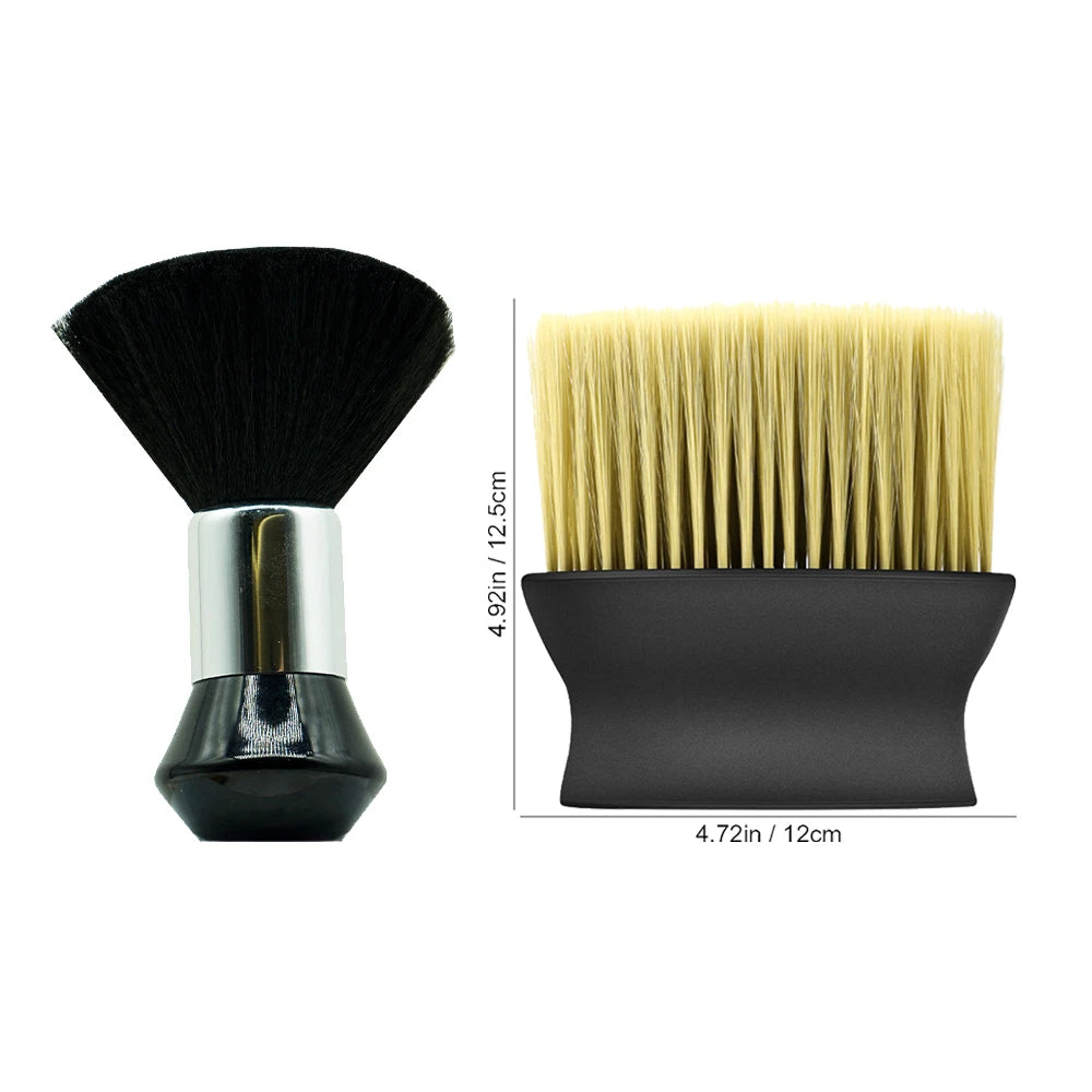 Barber Neck Duster Brush Sets Mens Duster Face Duster Tool Beard Set Men Broken Hair Brush Round Hairdressing Neck Brush