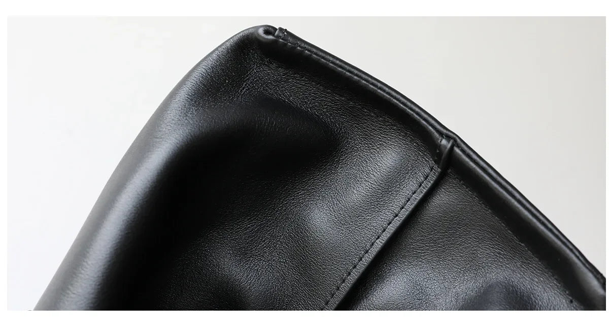 Luxury Niche First-layer Cowhide Tote Bag Woman Large Capacity Shoulder Underarm Bag Casual Tote Big Handbag 2026 New