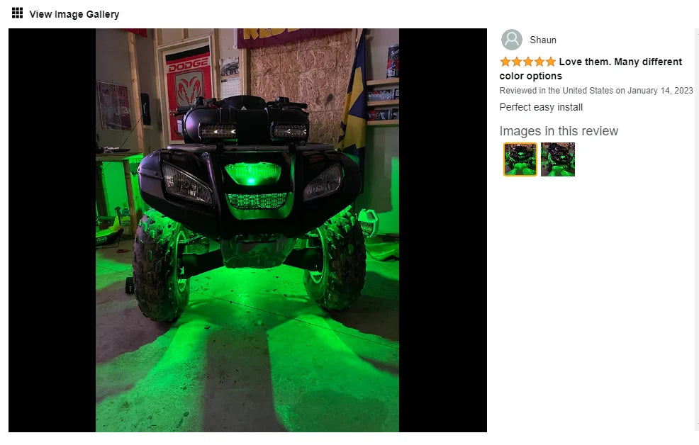 Honalia LED Rock Lights for Trucks 4/6/8/10/12 Pods RGB Truck Rock Lights Kits with App Control for ATV UTV RZR