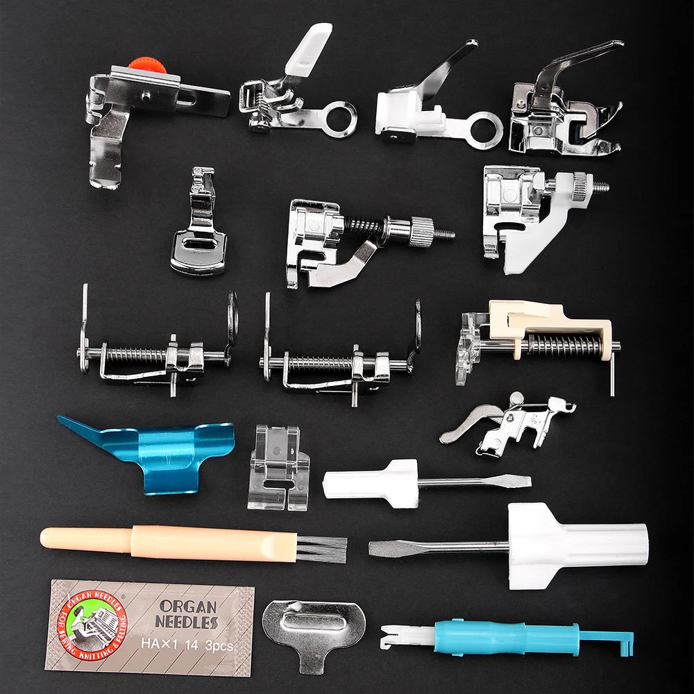 82pc/SET Full Set Sewing Machine Presser Feet Tool Set, Multifunctional & Durable & Professional Presser Foot Accessories Kit