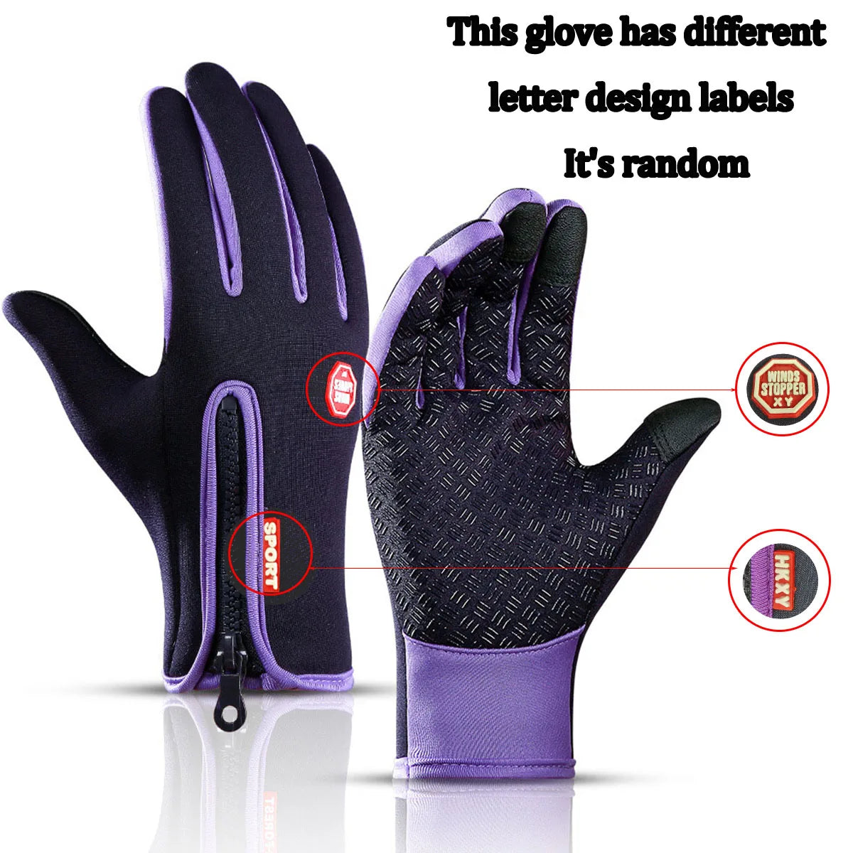 Winter Gloves for Men Women Warm Tactical Gloves Touchscreen Waterproof Hiking Skiing Fishing Cycling Snowboard Non-slip Gloves