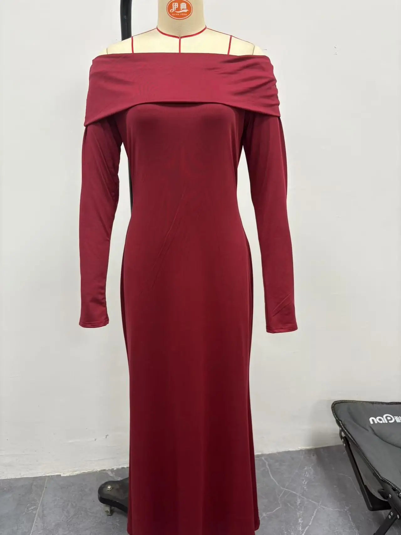 2025 Women Fashion White Wedding Dress Spring Autumn One-shoulder Slim Backless Sexy Hip-pack Dresses Women Robe Femal Vestidos