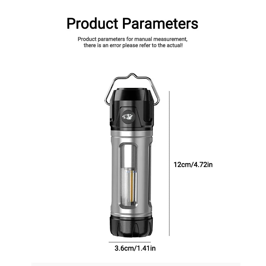 K1 Camping Lantern - 1000LM Bright LED,Adjustable Warm/Cool Light, Portable Hook & Handle for Tent, Outdoor, Emergency, Hiking