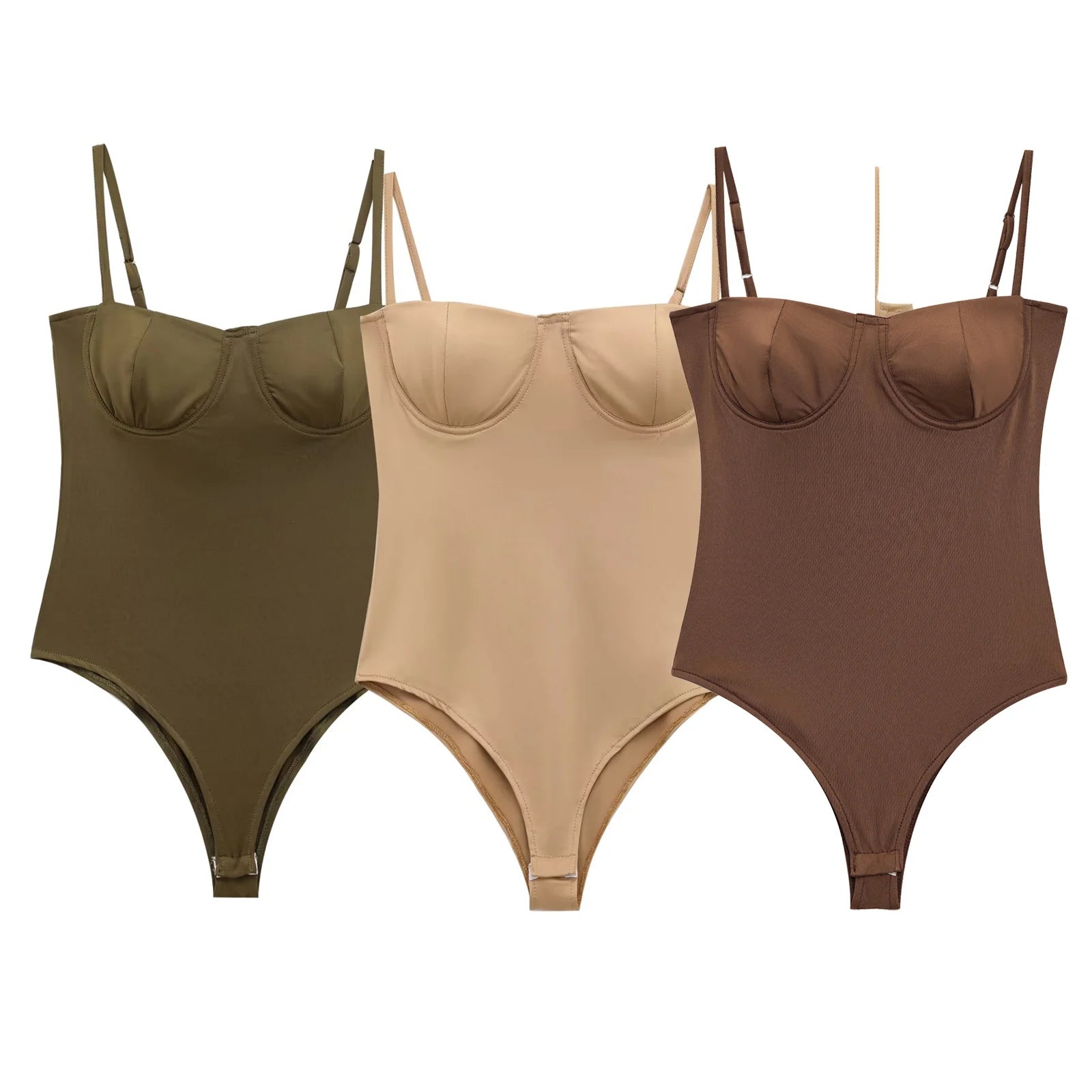 Zevity 2025 Women Sexy Spaghetti Strap Inner Style Beach Wear Bodysuits Ladies Soft Slim Swimsuit Playsuits Mujer Rompers LS9043