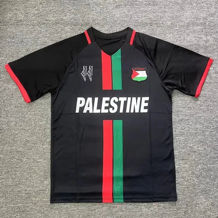 Fashion Palestine Flag Football Jersey Summer Trend Crew Neck 3D National Emblem Printed Sports T Shirt Casual Uniex Loose Tees