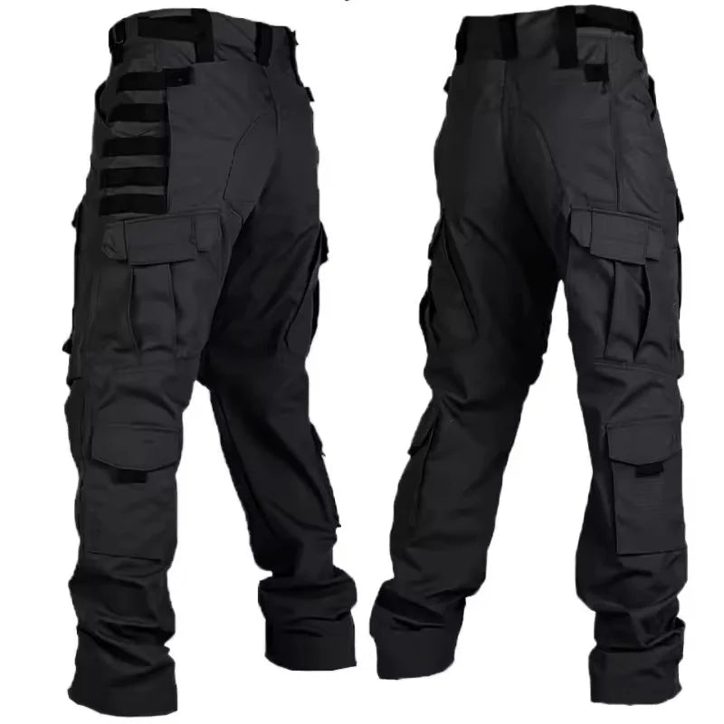 New Men Tactical Pants Quick Dry Multi-Pocket Cargo Pants Casual Trousers Wear-Resistant Workwear Hiking Trainning Pant Loose