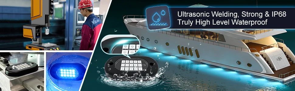 Honalia LED Rock Lights for Trucks 4/6/8/10/12 Pods RGB Truck Rock Lights Kits with App Control for ATV UTV RZR