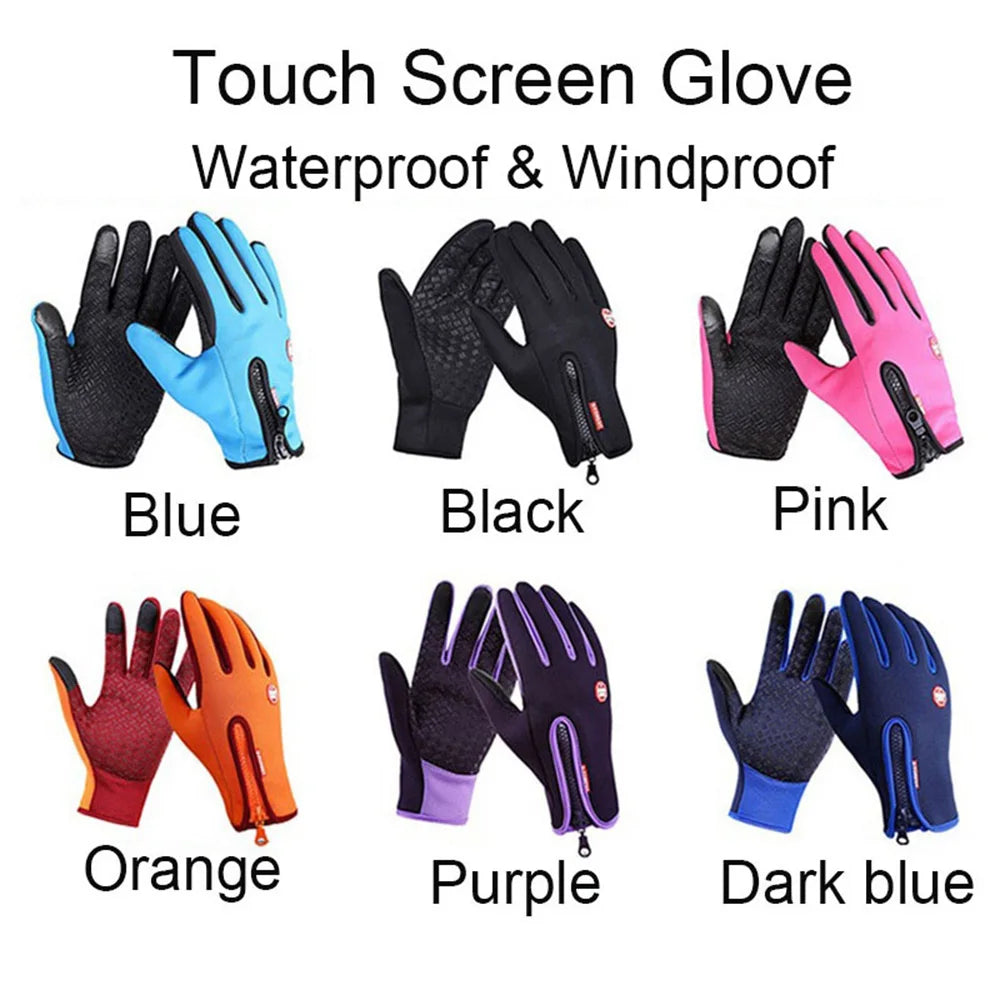 Winter Gloves for Men Women Warm Tactical Gloves Touchscreen Waterproof Hiking Skiing Fishing Cycling Snowboard Non-slip Gloves