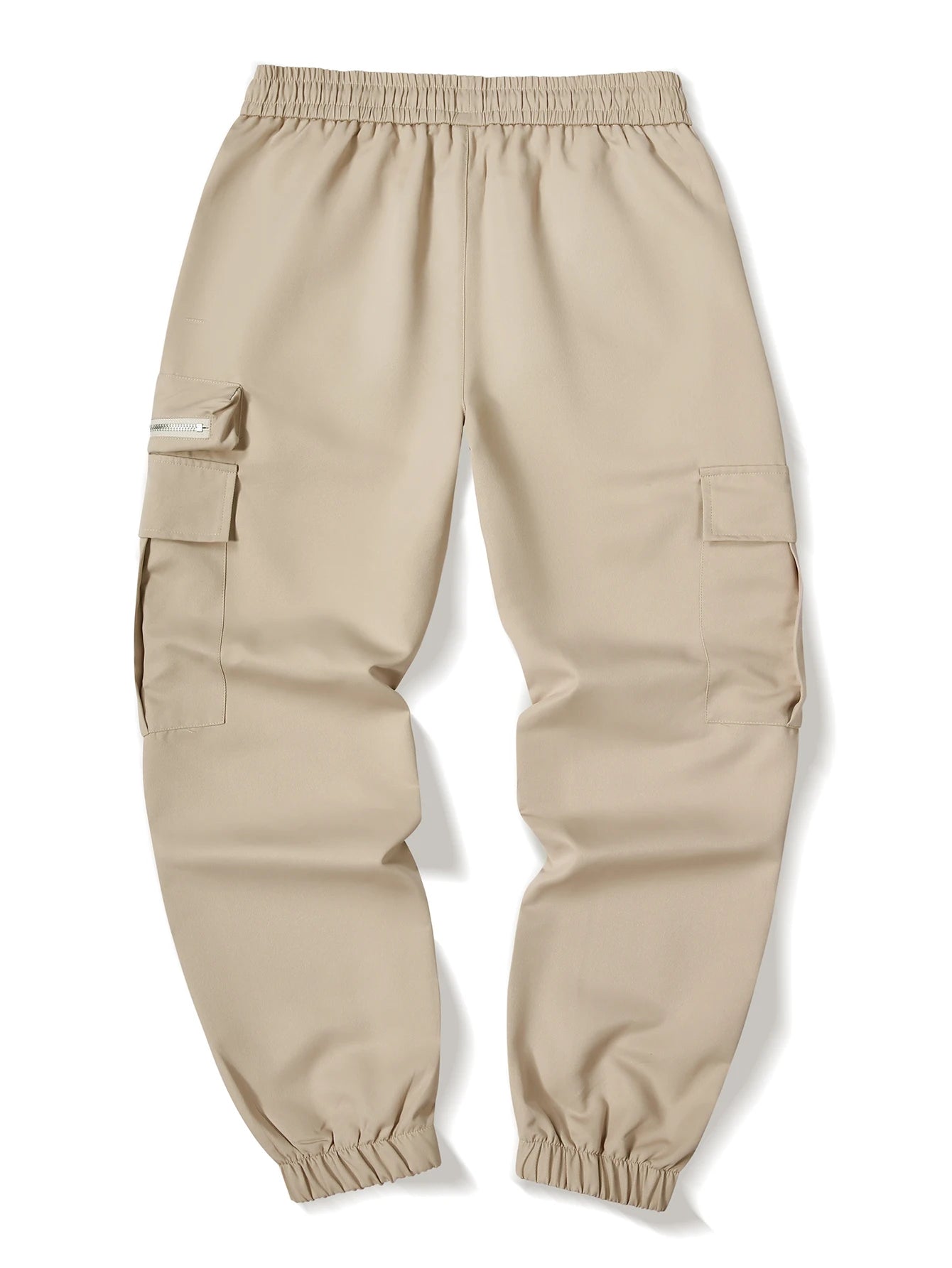 Men's outdoor work pants with pocket decoration, small leg pants, autumn fashion, bound leg pants, men's