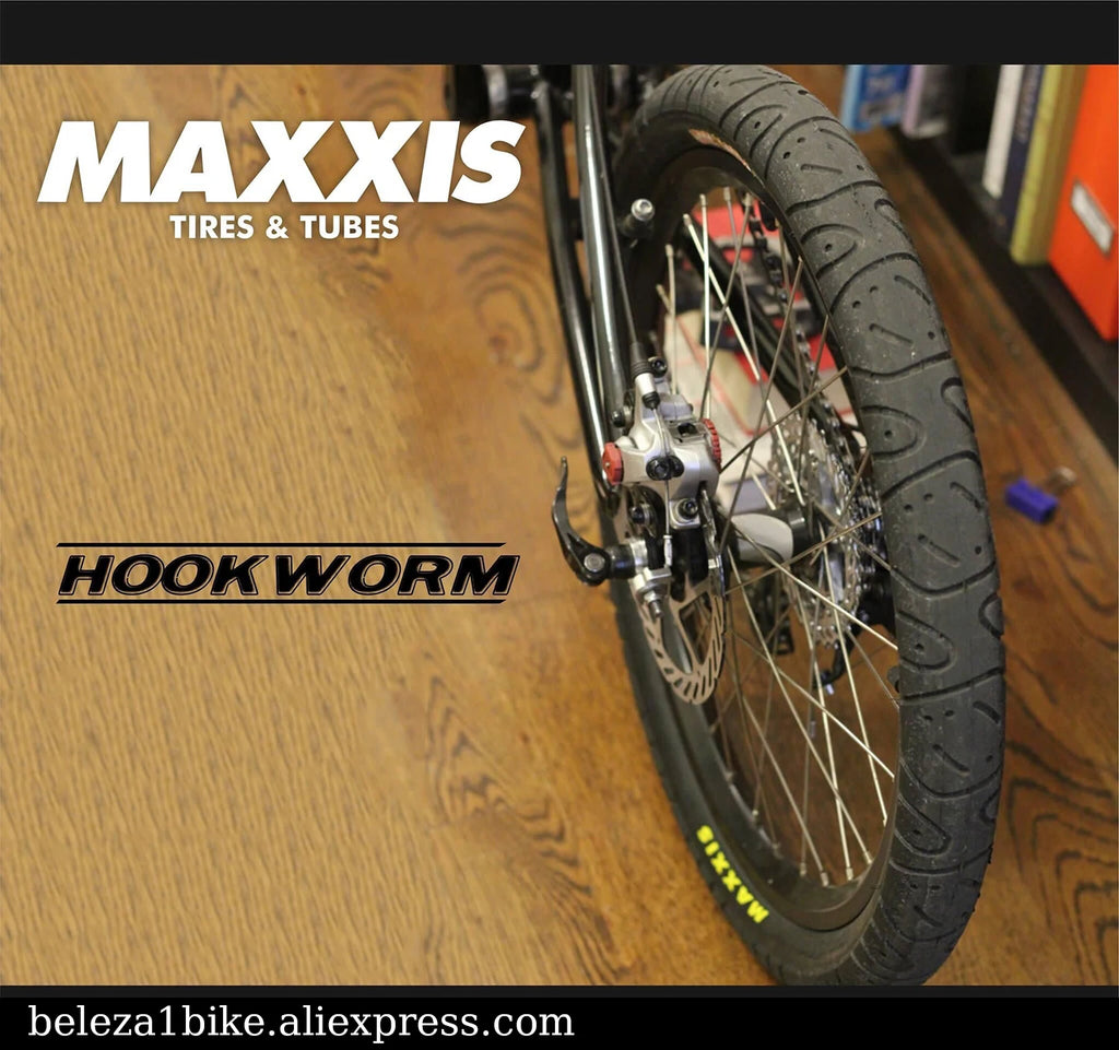 MAXXIS Hookworm 26 x 2.5 Bicycle Tire BMX Wire Bead Clincher Tire for Street Park vert Flatland 20 inch 24 26 27.5 or 29 Sizes