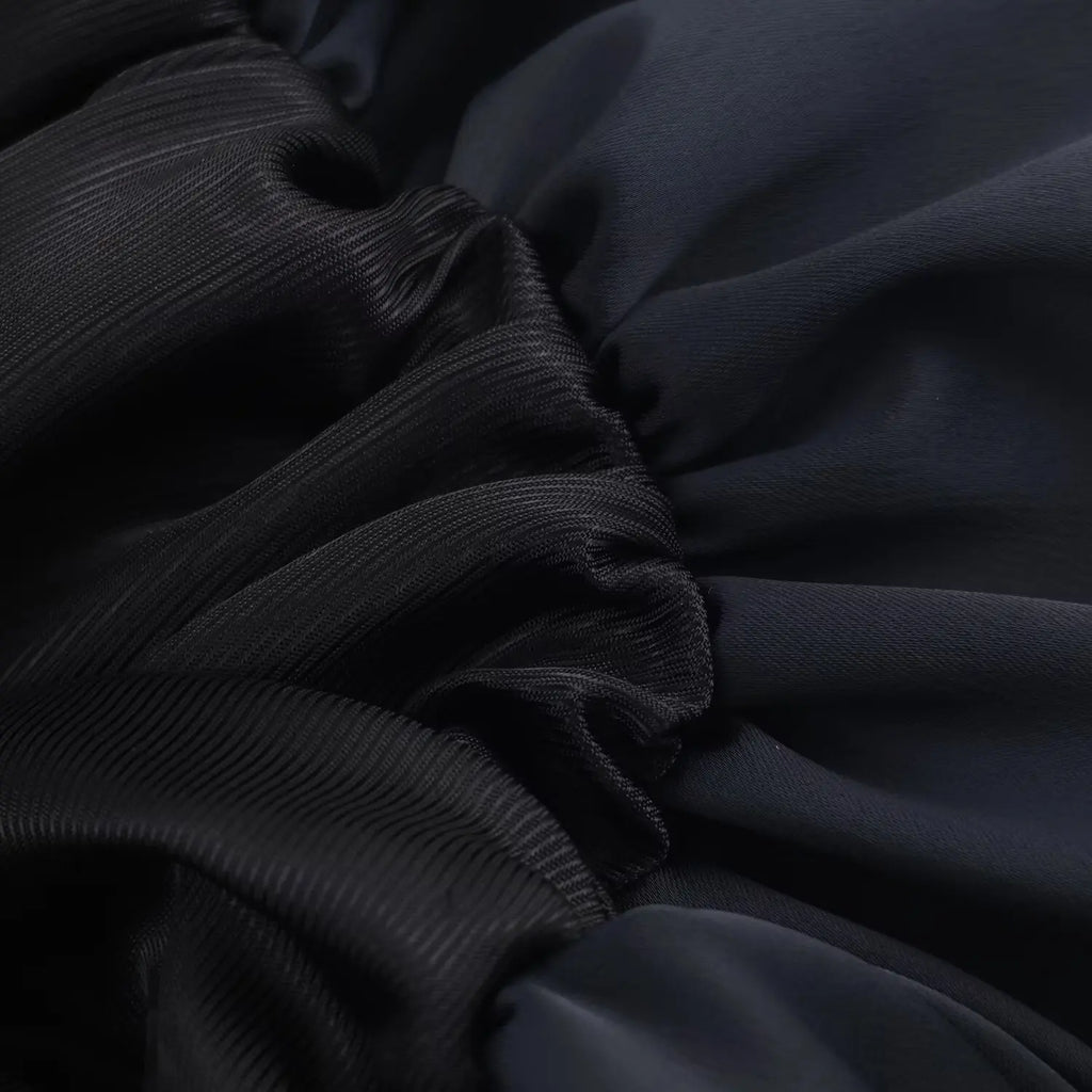 TFMLN 2026 Women Cut Out Ball Gown Dress Sexy Deep V Neck Long Sleeve Casual Party Mini Dresses Fashion Backless Clothing