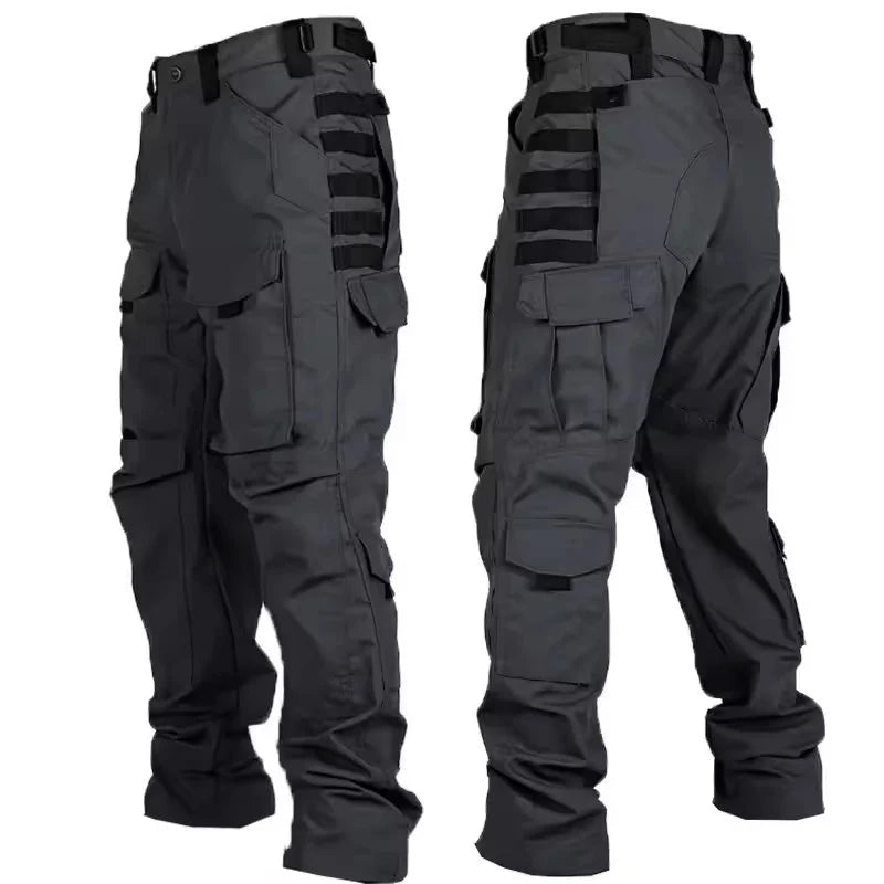 New Men Tactical Pants Quick Dry Multi-Pocket Cargo Pants Casual Trousers Wear-Resistant Workwear Hiking Trainning Pant Loose