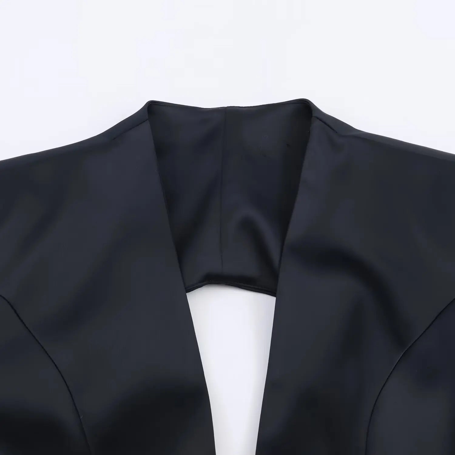 TFMLN 2026 Women Cut Out Ball Gown Dress Sexy Deep V Neck Long Sleeve Casual Party Mini Dresses Fashion Backless Clothing