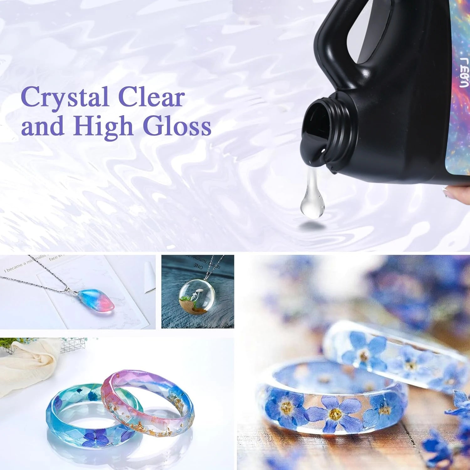 500g/1000g AB Epoxy Resin Glue High Clarity Fast Drying Adhesive High Hardness DIY Supplies For Resin Glue Jewelry Making