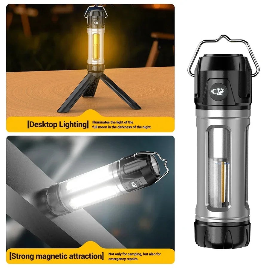 K1 Camping Lantern - 1000LM Bright LED,Adjustable Warm/Cool Light, Portable Hook & Handle for Tent, Outdoor, Emergency, Hiking