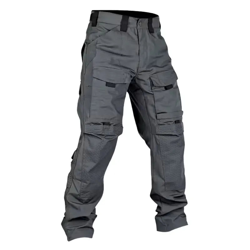 New Men Tactical Pants Quick Dry Multi-Pocket Cargo Pants Casual Trousers Wear-Resistant Workwear Hiking Trainning Pant Loose