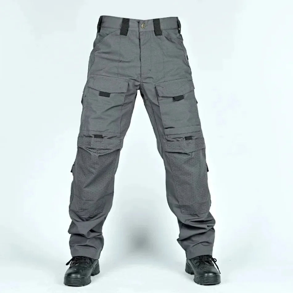 New Men Tactical Pants Quick Dry Multi-Pocket Cargo Pants Casual Trousers Wear-Resistant Workwear Hiking Trainning Pant Loose